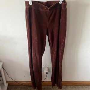 brown flare pants